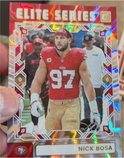 2025 Donruss The Elite Series #TES-NBO Nick Bosa — front