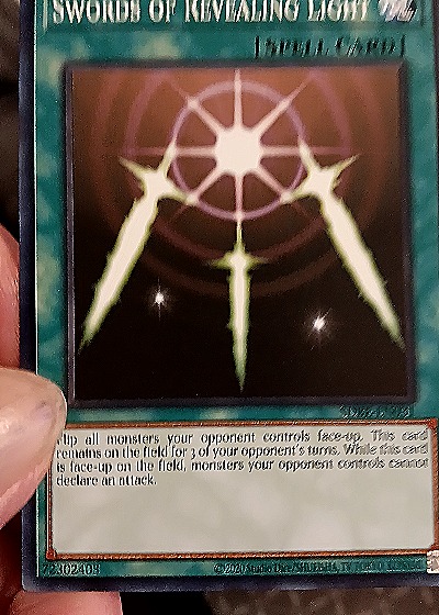 2002 Yu-Gi-Oh! YS11-EN026 Swords of Revealing Light — front