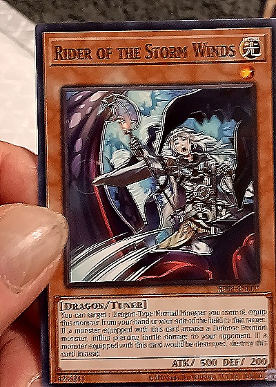 2023 Yu-Gi-Oh! SD37-EN011 Rider of the Storm Winds — front