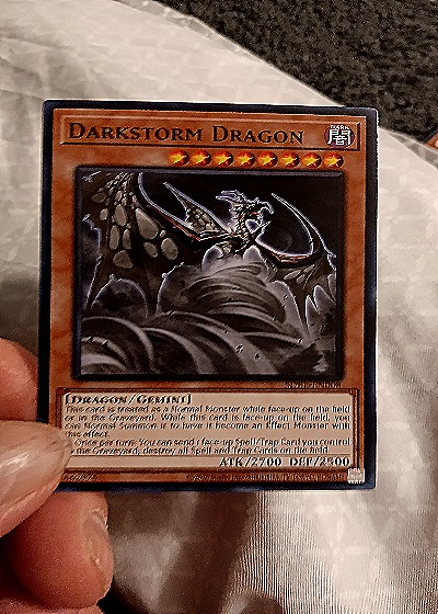 Yu-Gi-Oh! 2002 SR02-EN012 Darkstorm Dragon — front