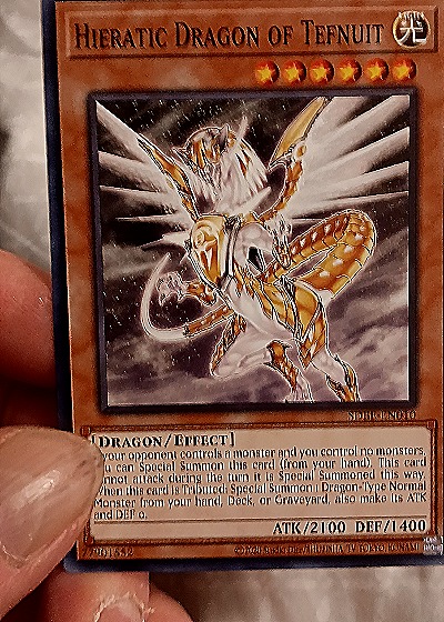 2010 Yu-Gi-Oh! GAOV-EN022 Hieratic Dragon of Tefnuit — front