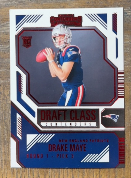 2024 Panini Contenders #3 Drake Maye Draft Class Contenders — front