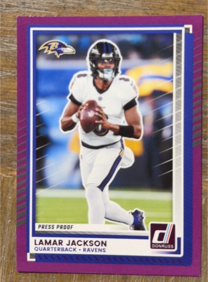 2025 Panini Donruss #102 Lamar Jackson — front