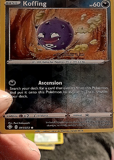 2021 Pokémon Shining Fates #041 Koffing — front