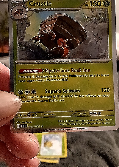 2025 Pokémon Scarlet & Violet Destined Rivals #12 Crustle — front