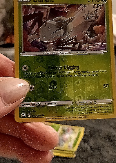 Durant 013/195 Reverse Holo Silver Tempest Pokemon Card — front