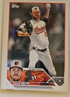 2023 Topps #408 Cole Irvin Baltimore Orioles — front