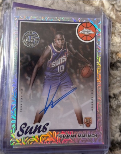 2025-26 Topps Chrome #RC Khaman Maluach — front