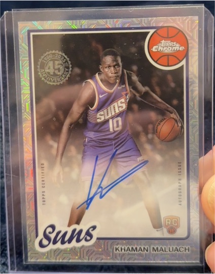 2025-26 Topps Chrome #TC-KM Khaman Maluach — front