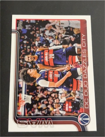 2025-26 Topps #285 DC Above All: DC Duo Dazzles City — front