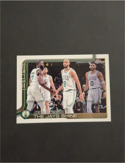2025-26 Topps #272 Celtics Pride The Jays Shine — front