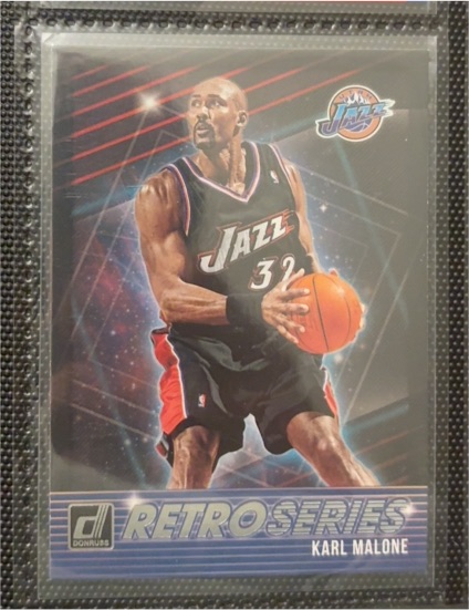 2018-19 Donruss Retro Series #14 Karl Malone — front