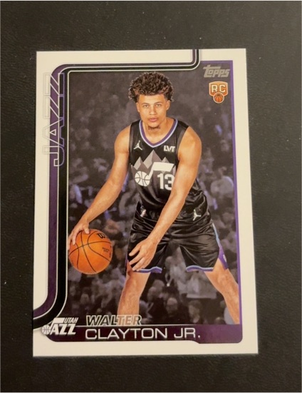 2025-26 Topps #218 Walter Clayton Jr. — front