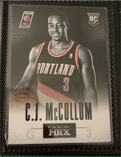 2013-14 Panini Prizm HRX #5 C.J. McCollum — front