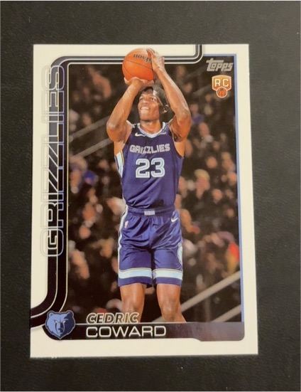 2025-26 Topps #211 Cedric Coward — front