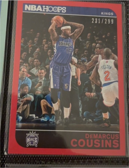 2014-15 Panini NBA Hoops #231 DeMarcus Cousins — front