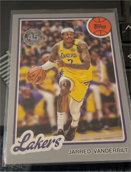 2025-26 Topps Basketball 45th Anniversary #80BK-50 Jarred Vanderbilt — front