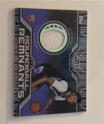 2025-26 Topps Rookie Roundball Remnants #RRR-AB Ace Bailey — front