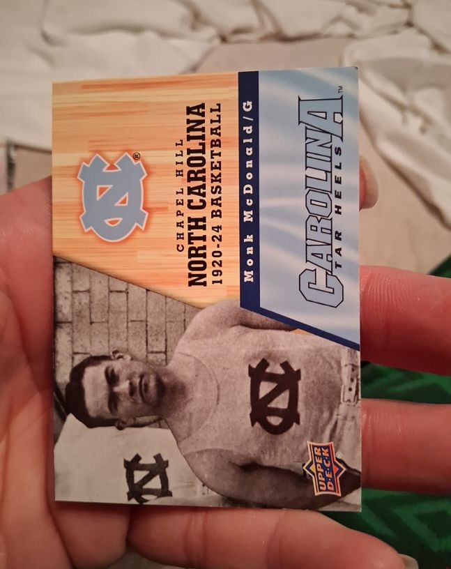 2011 Upper Deck North Carolina Monk McDonald — front