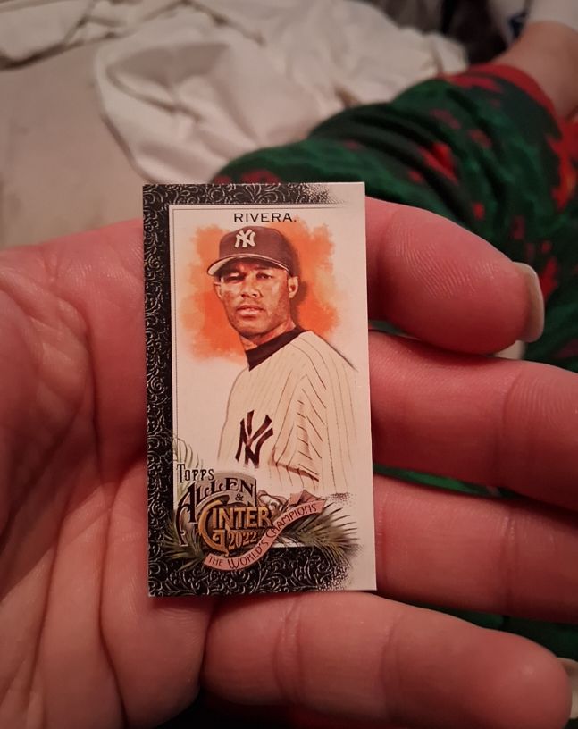2022 Topps Allen & Ginter Black Border Mini Mariano Rivera — front
