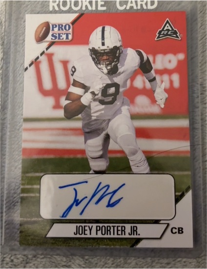 2021 Leaf Pro Set #PS-JPJ Joey Porter Jr. — front