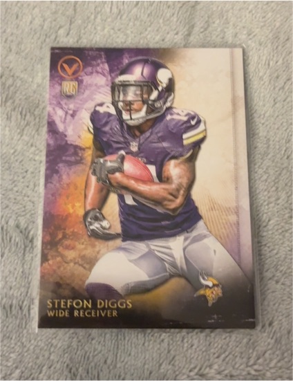 2015 Topps Valor #197 Stefon Diggs — front