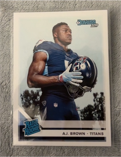 2019 Donruss #314 A.J. Brown Rated Rookie — front