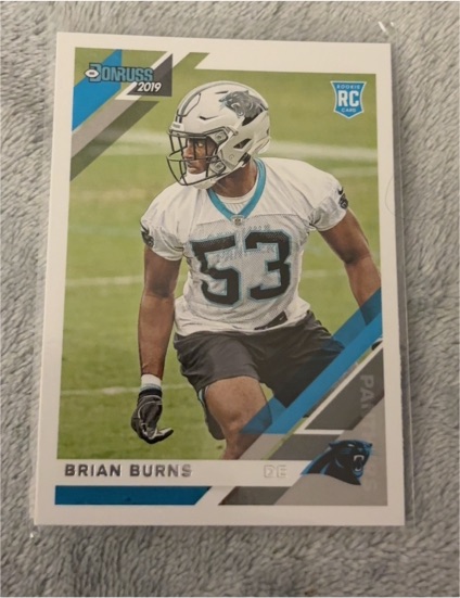 2019 Donruss #256 Brian Burns — front