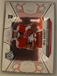 2024 Panini Mosaic #277 Trey Benson NFL Debut — front