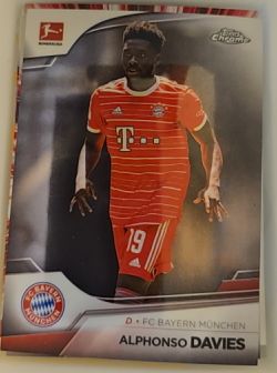 2022-23 Topps Chrome Bundesliga #77 Alphonso Davies — front