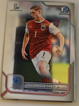 2022 Topps Bowman Chrome Soccer #53 Alexander Prass — front