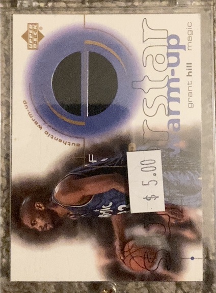 2001-02 Upper Deck Ovation Superstar Warm-Ups #GH Grant Hill — front
