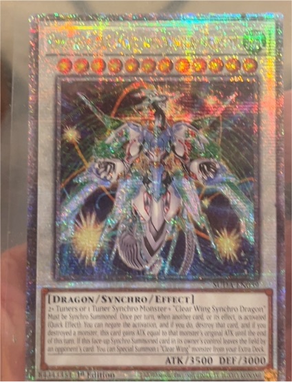 2023 Yu-Gi-Oh! SUDA-EN039 Crystal Clear Wing Over Synchro Dragon — front