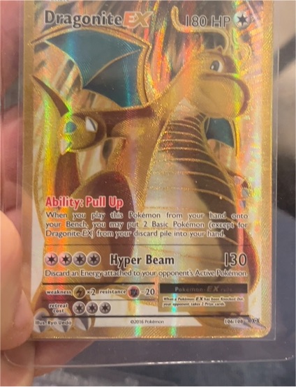 2016 Pokemon XY Evolutions #106 Dragonite EX — front