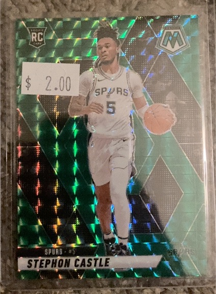 2024-25 Panini Mosaic #236 Stephon Castle — front