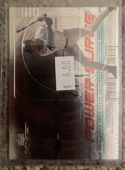 1999 Upper Deck MVP Power Surge #P3 Ken Griffey Jr. — front