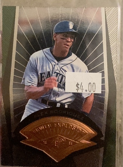 1998 SPx Finite #47 Alex Rodriguez Power Explosion — front
