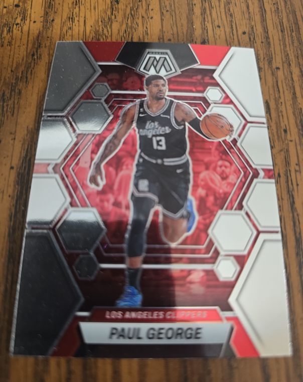 2022-23 Panini Mosaic #18 Paul George — front