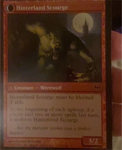 2001 Magic: The Gathering #102 Hinterland Scourge — front