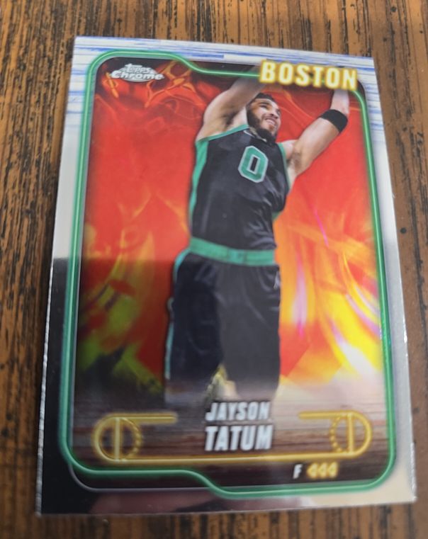 2024 Topps Chrome #444 Jayson Tatum — front