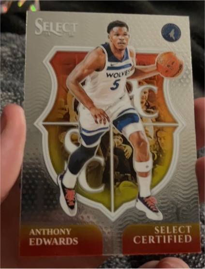 2024-25 Panini Select #11 Anthony Edwards — front