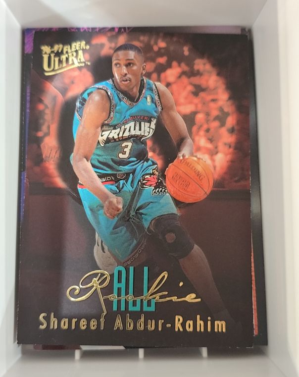 1996-97 Fleer Ultra All Rookie #1 Shareef Abdur-Rahim — front