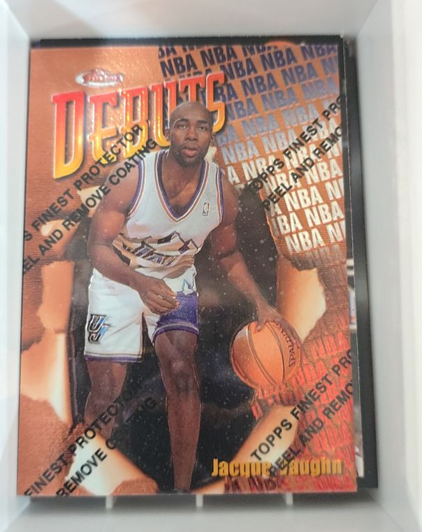 1997-98 Topps Finest #118 Jacque Vaughn — front
