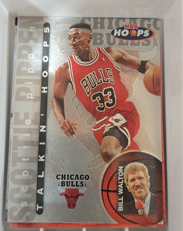 1997-98 SkyBox NBA Hoops #5 Scottie Pippen Talkin' Hoops — front