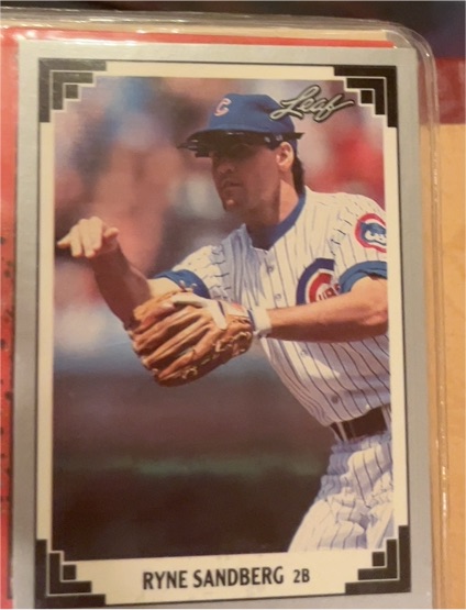 1991 Leaf #207 Ryne Sandberg — front