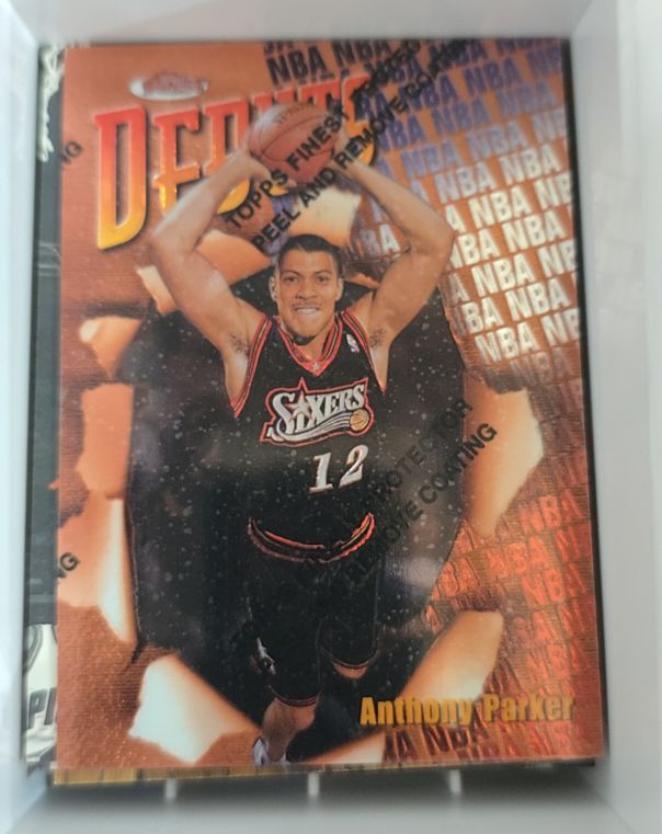 1997-98 Topps Finest #119 Anthony Parker — front