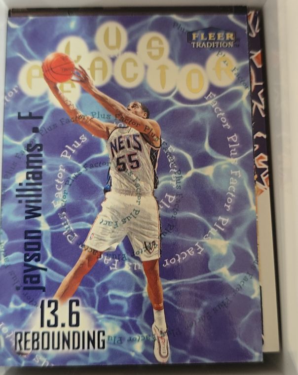 1998-99 Fleer Tradition Plus Factor #140 Jayson Williams — front