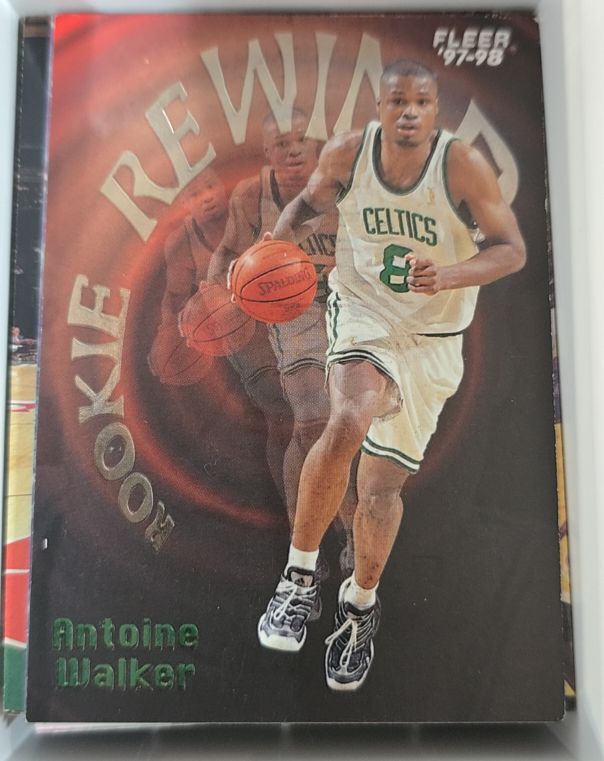 1997-98 Fleer #10 Antoine Walker Rookie Rewind — front