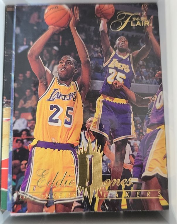 1994-95 Fleer Flair #241 Eddie Jones — front