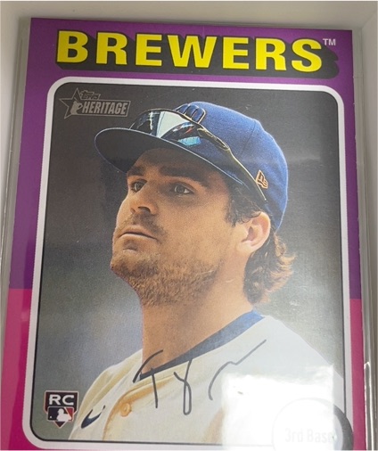 2024 Topps Heritage #578 Tyler Black — front
